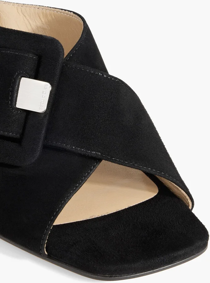 sr Mia 80 suede mules - Image 4