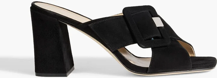 sr Mia 80 suede mules