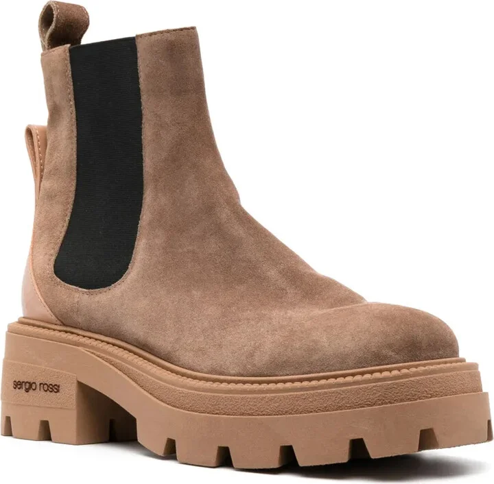 SR Milla square-toe suede boots - Image 2