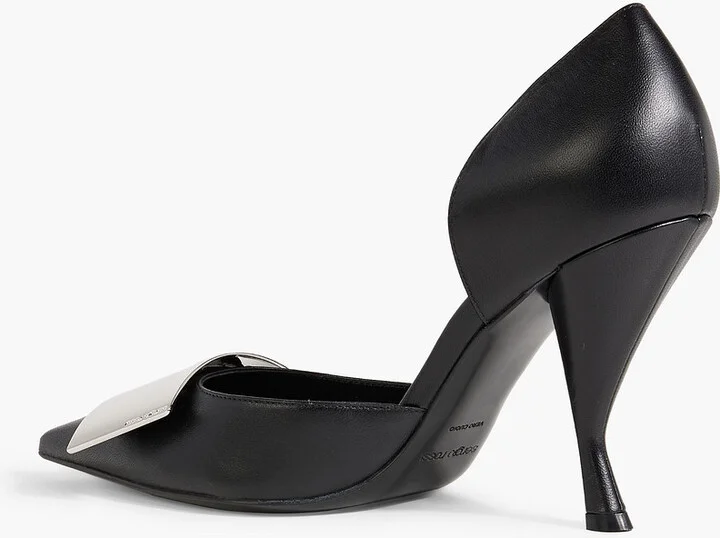 sr Miroir 90 embellished leather pumps - Image 3