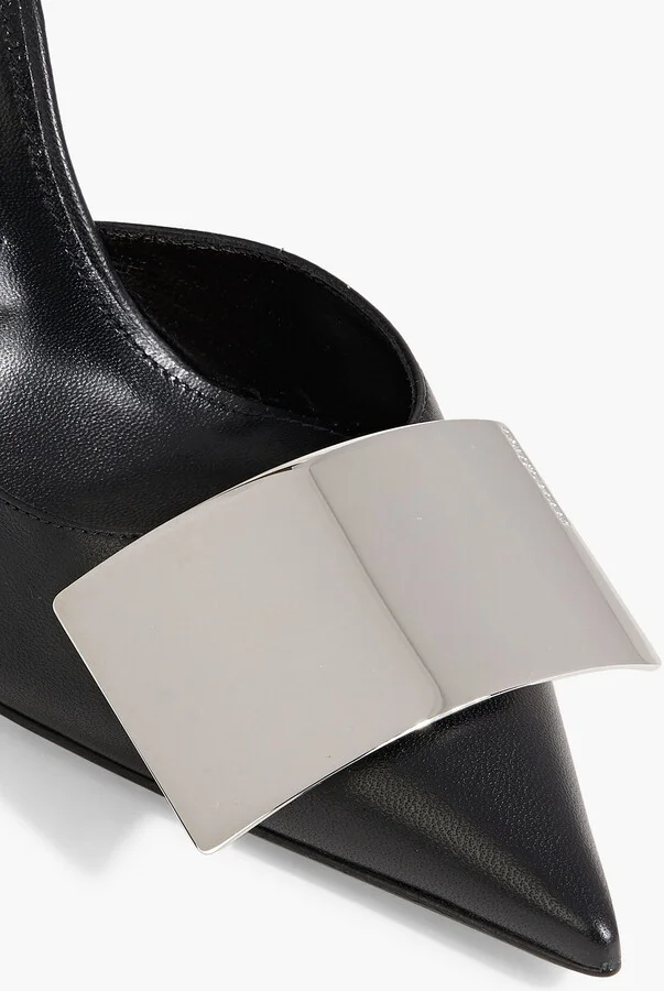 sr Miroir 90 embellished leather pumps - Image 4
