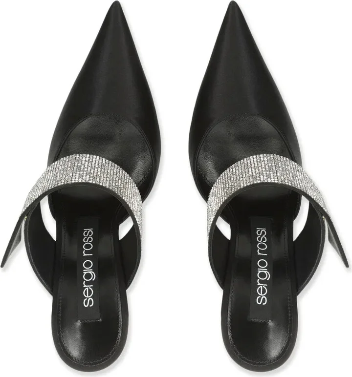 Sr Paris 95mm leather mules - Image 4