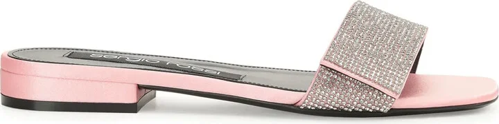 SR Paris crystal-embellished sandals