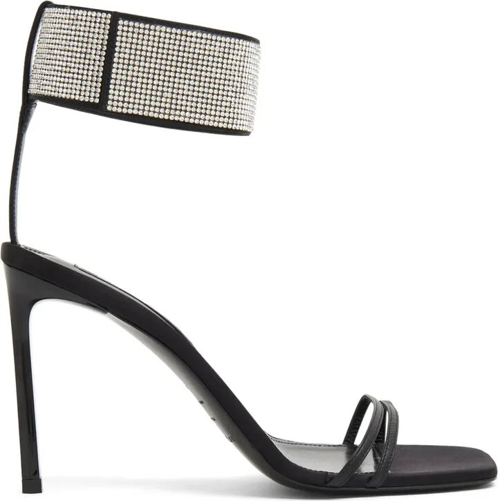 SR Paris rhinestone-embellished sandals
