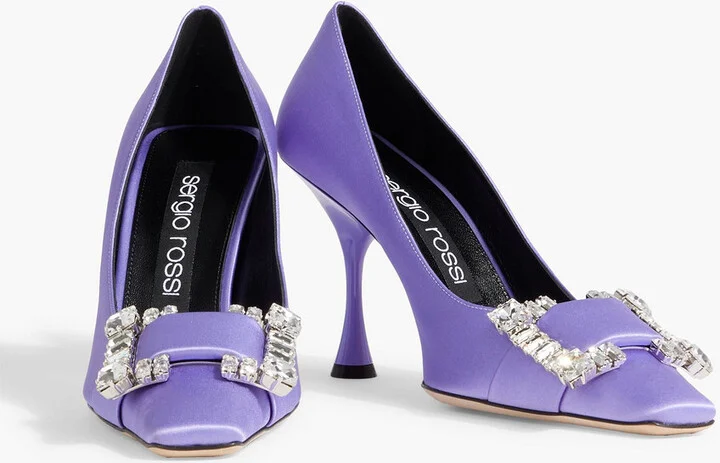 sr Twenty 90 embellished satin pumps - Image 2