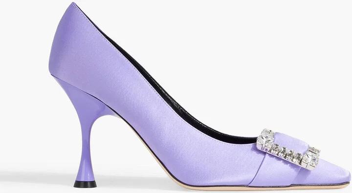 sr Twenty 90 embellished satin pumps