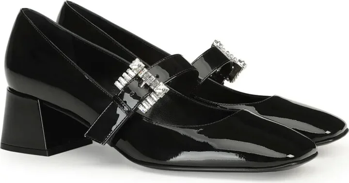 sr Twenty Buckle 45mm leather pumps - Image 2