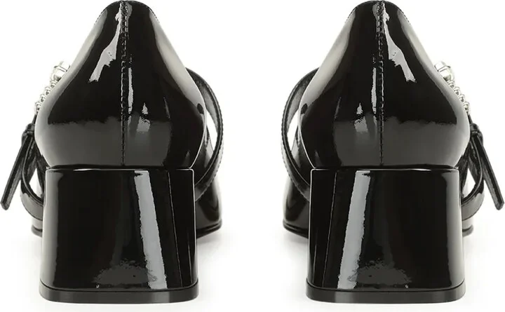 sr Twenty Buckle 45mm leather pumps - Image 3
