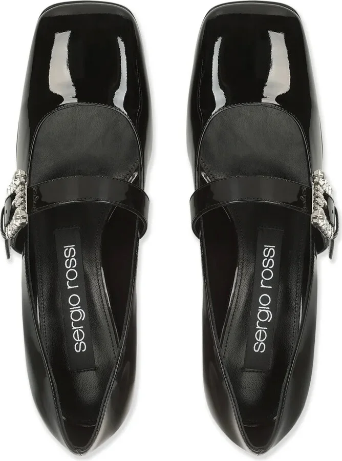 sr Twenty Buckle 45mm leather pumps - Image 4