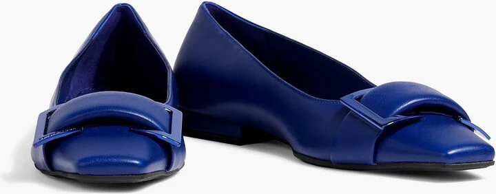 sr Twenty buckle-embellished leather flats - Image 2