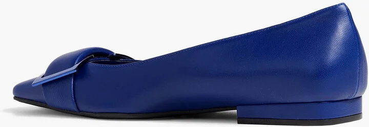sr Twenty buckle-embellished leather flats - Image 3