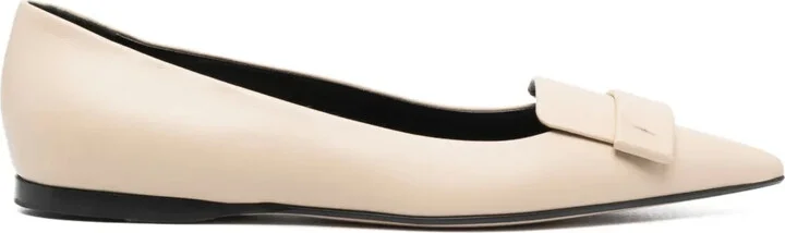 SR1 3D-detail leather flats