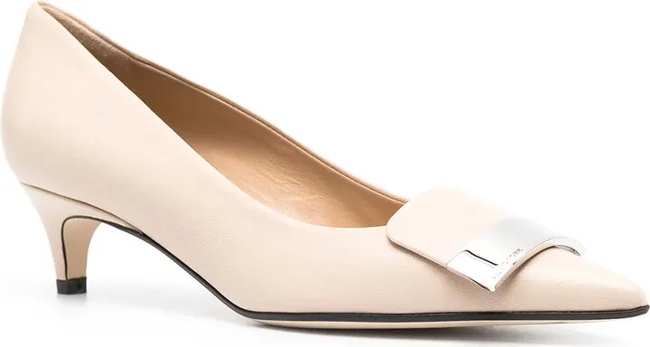 Sr1 45mm Plaque-Embellished Pumps - Image 2
