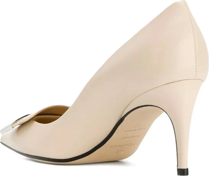 SR1 75mm leather pumps - Image 3