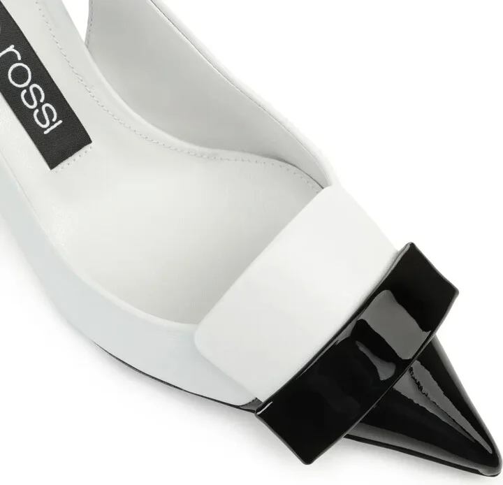 SR1 75mm slingback leather pumps - Image 5