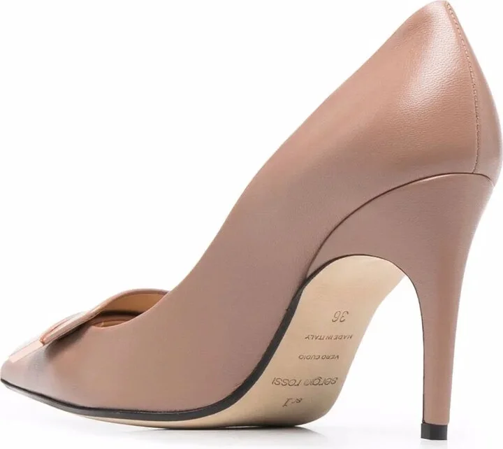 SR1 90mm logo-plaque pumps - Image 3