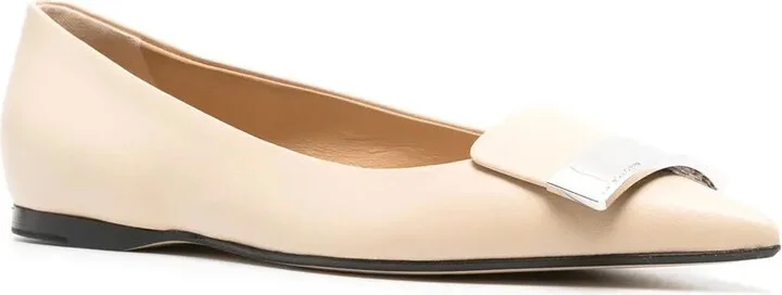 SR1 flat leather pumps - Image 2