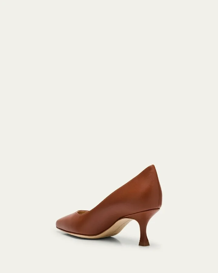 Srila Leather Low Pumps - Image 6