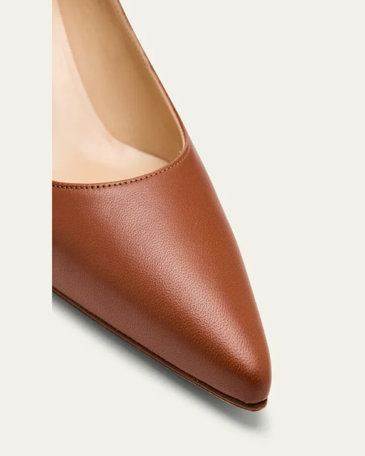 Srila Leather Low Pumps - Image 7