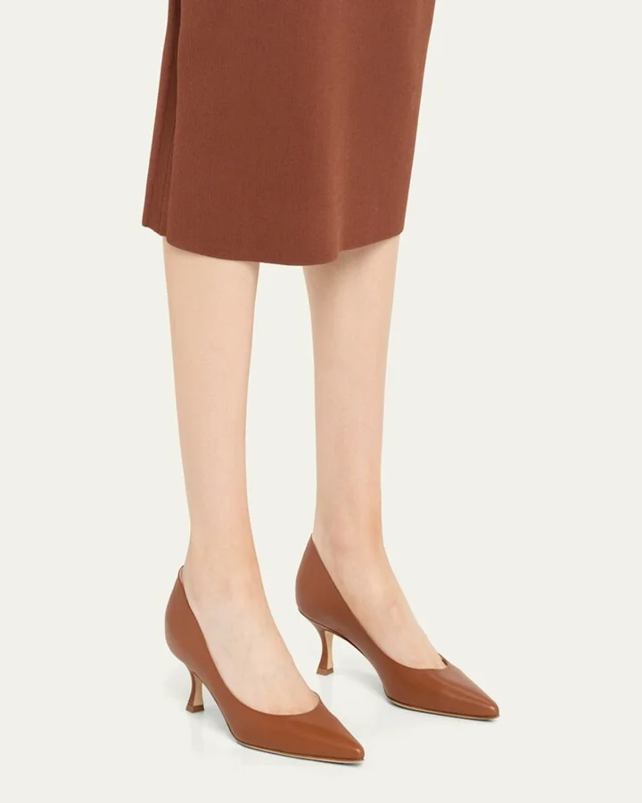 Srila Leather Low Pumps - Image 8