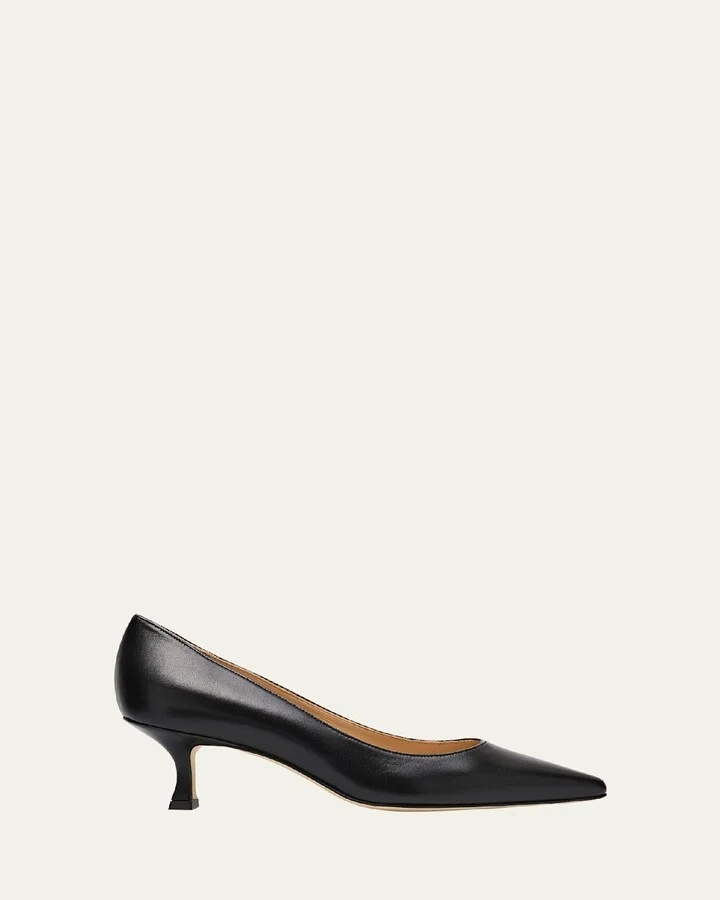 Srila Leather Low Pumps