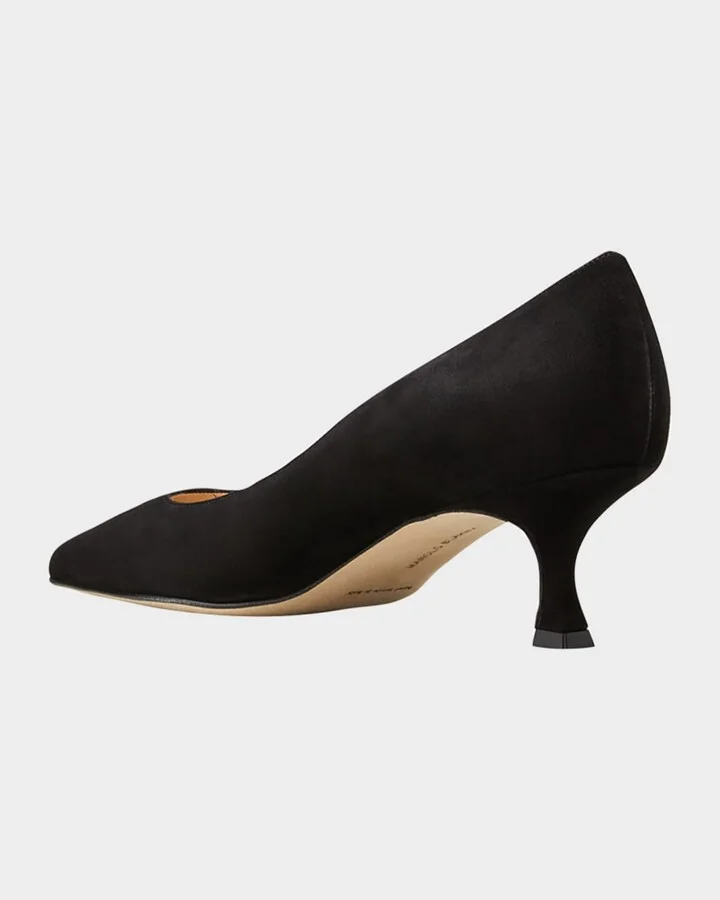 Srila Suede Low-Heel Pump - Image 6