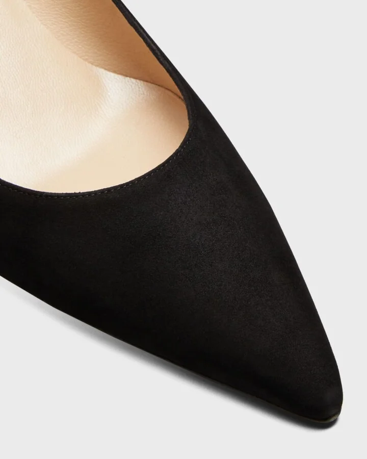 Srila Suede Low-Heel Pump - Image 9