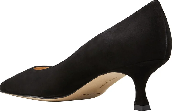 Srila Suede Low-Heel Pump - Image 10