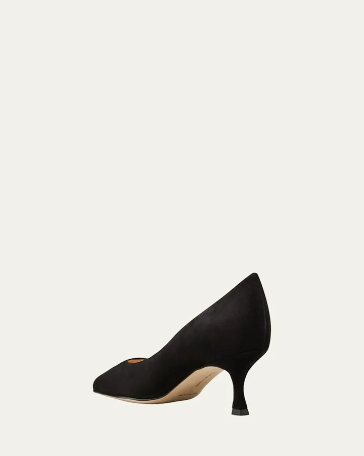 Srila Suede Low-Heel Pump - Image 10