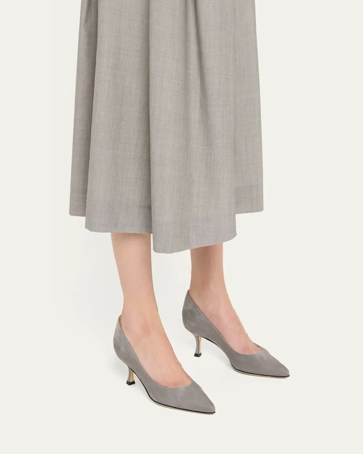 Srila Suede Stiletto Pumps - Image 8