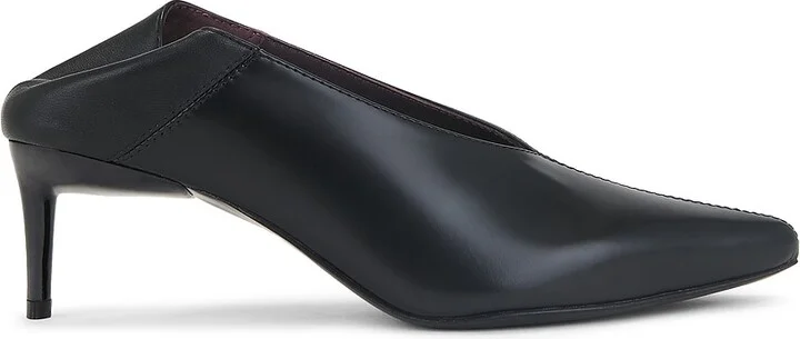 St. Agni Classic Fold Heel in Black - Image 2