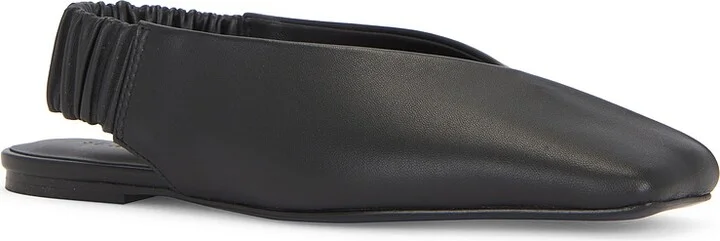 St. Agni Envelope Sling Back Flat in Black - Image 2
