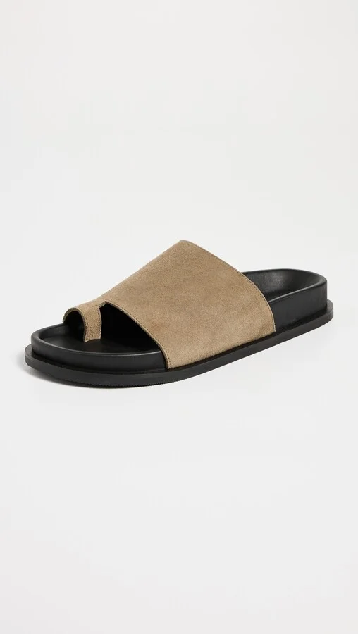 St. Agni Loe Suede Slides - Image 2