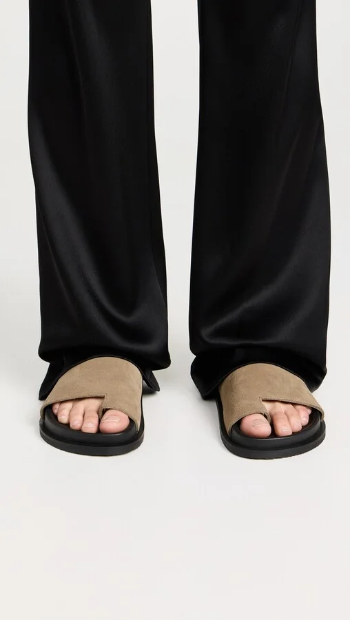 St. Agni Loe Suede Slides - Image 4