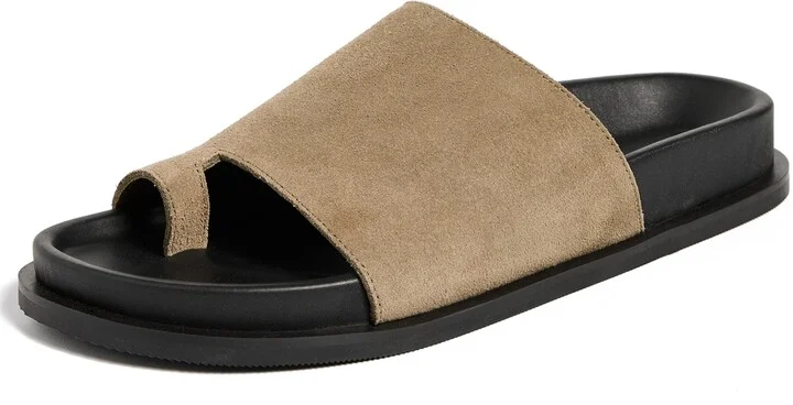 St. Agni Loe Suede Slides