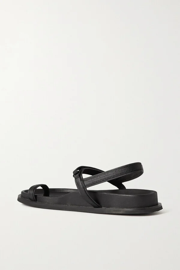 ST. AGNI - + Net Sustain Keko Leather Sandals - Black - Image 3