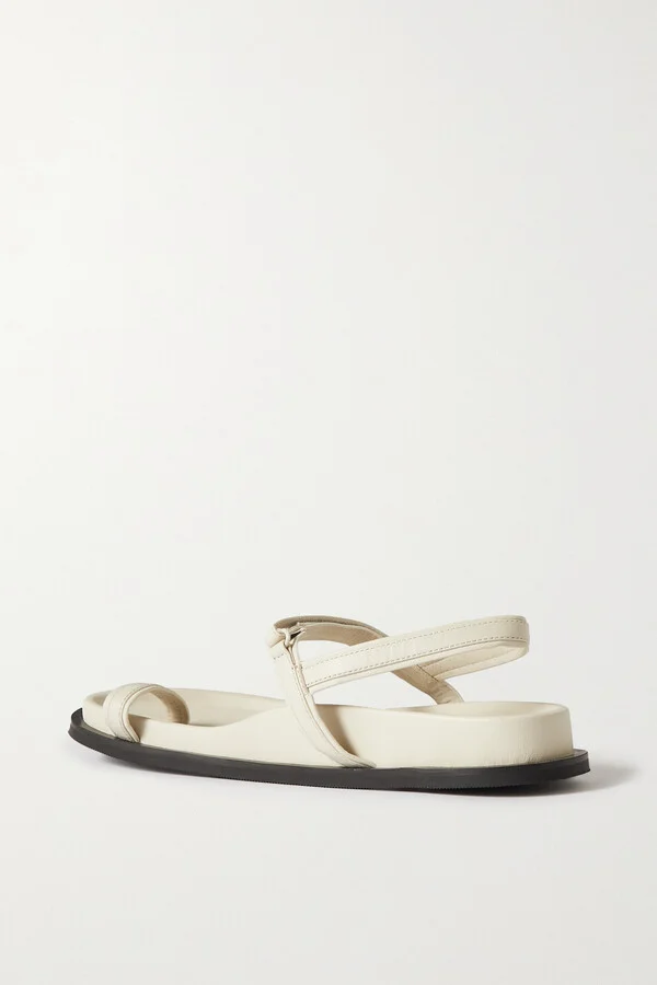 ST. AGNI - + Net Sustain Keko Leather Sandals - White - Image 3