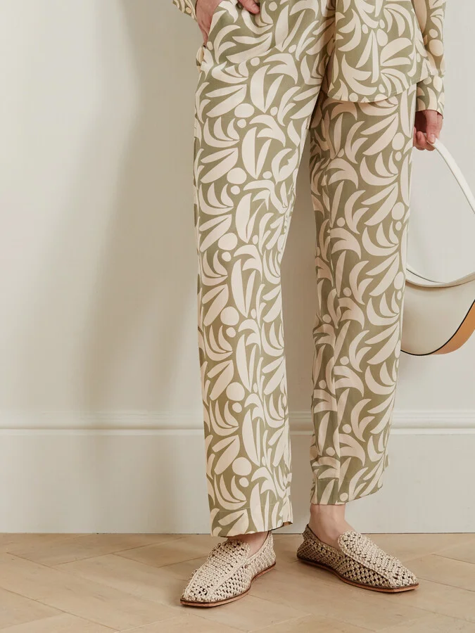 ST. AGNI - + Net Sustain Macramé Leather Loafers - Ecru - Image 2
