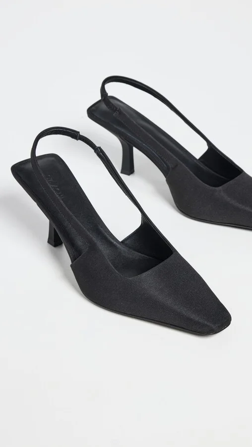 St. Agni Paris Sling Back Kitten Heels - Image 3