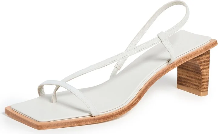 St. Agni Suede Strap Heels