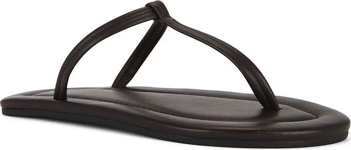 St. Agni T Slide Sandal in Chocolate - Image 2