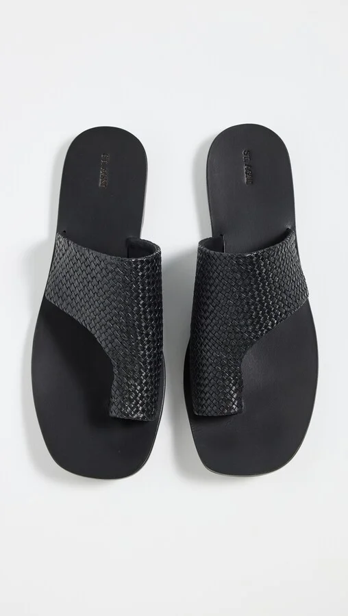 St. Agni Woven Abstract Slides - Image 5