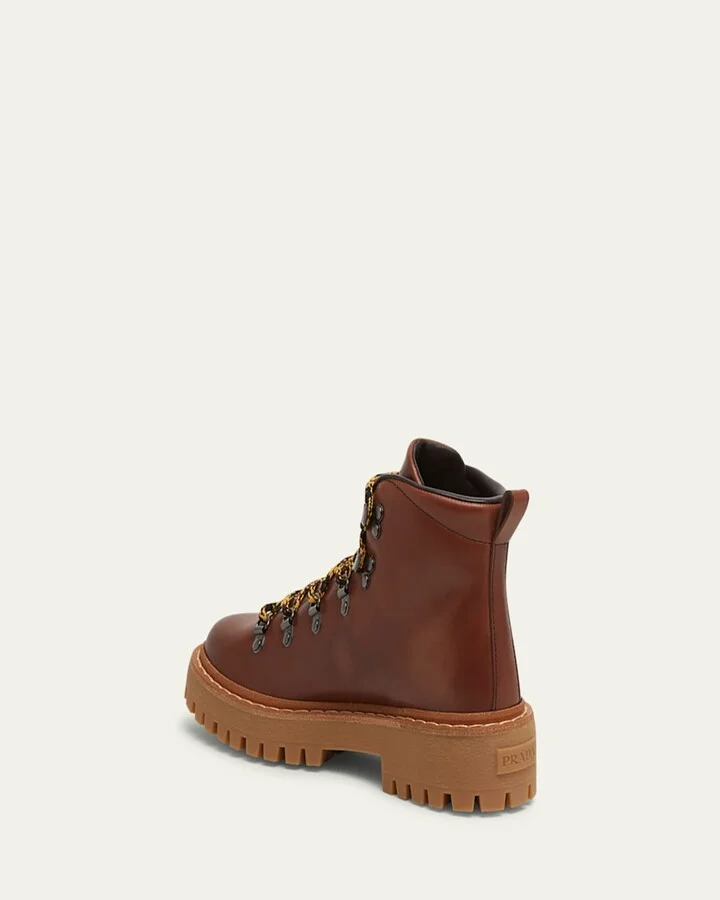 St. Moritz Calfskin Hiker Boots - Image 2