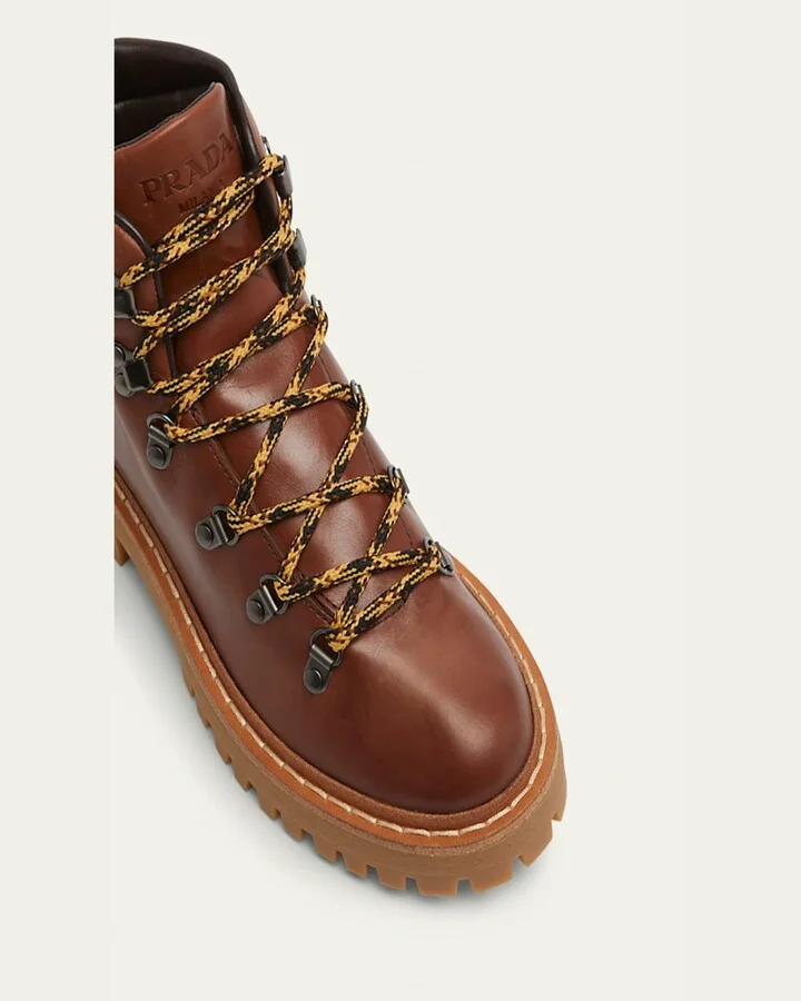 St. Moritz Calfskin Hiker Boots - Image 3
