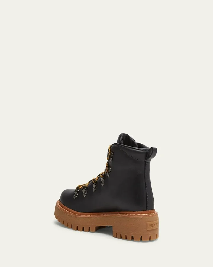 St. Moritz Calfskin Hiker Boots - Image 4