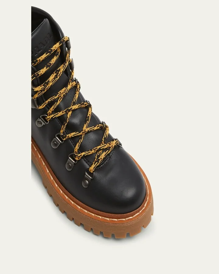 St. Moritz Calfskin Hiker Boots - Image 5