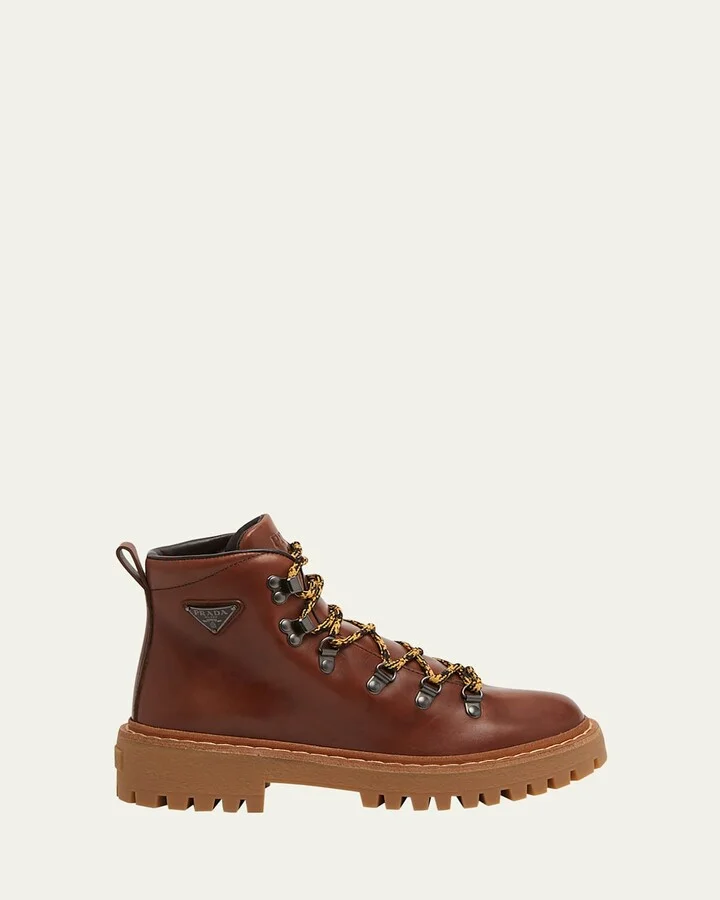 St. Moritz Calfskin Hiker Boots