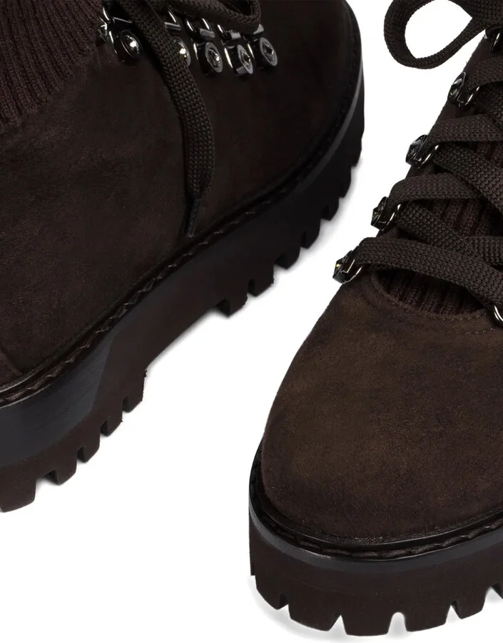St. Moritz knitted-cuff ankle boots - Image 3