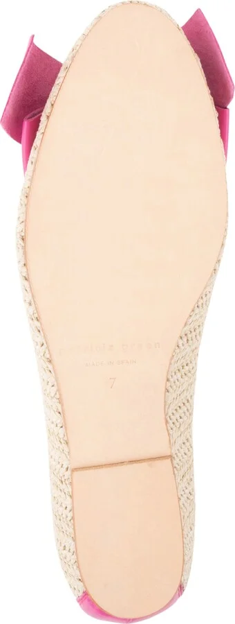 St. Tropez Bow Raffia Flat - Image 6