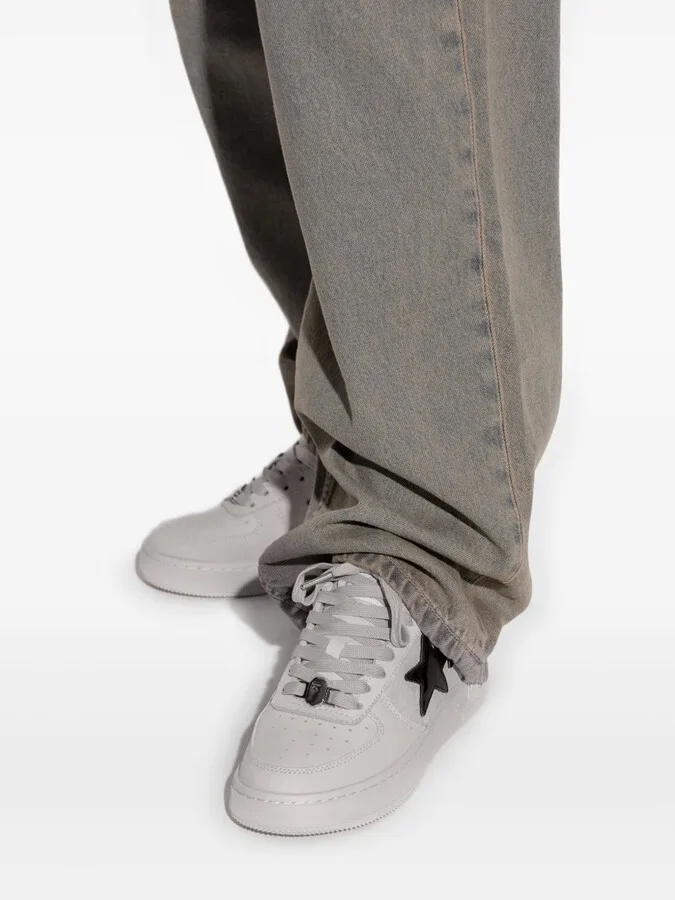 Sta 4 star-embellished leather sneakers - Image 4
